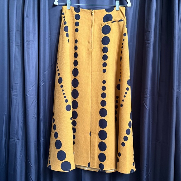 NWT BURU Laura Skirt in Dijon Dots | Medium - Picture 3 of 13